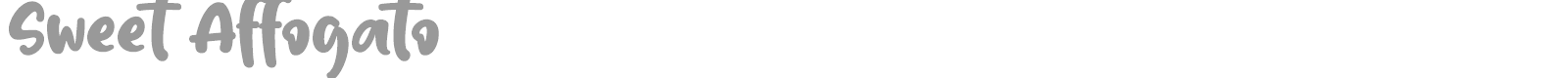 Sweet Affogato font preview